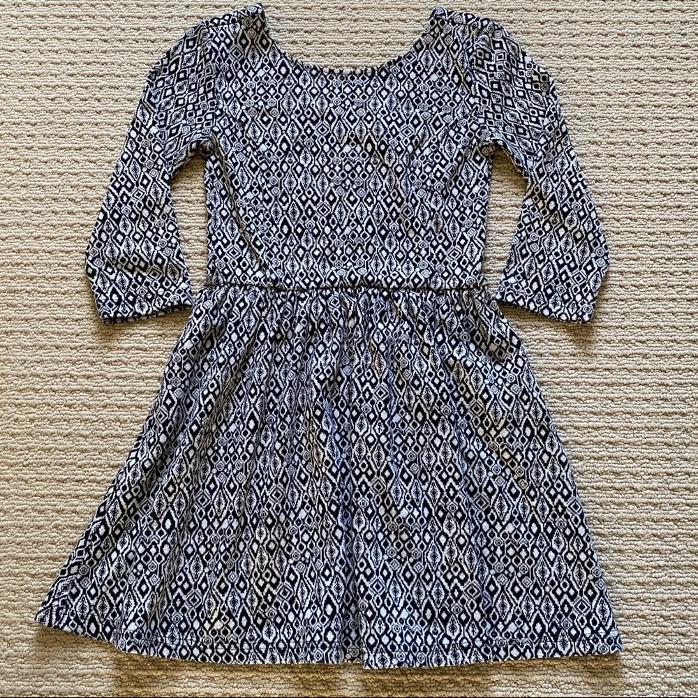 EUC! BP Nordstrom Geometric Black/White Dress
